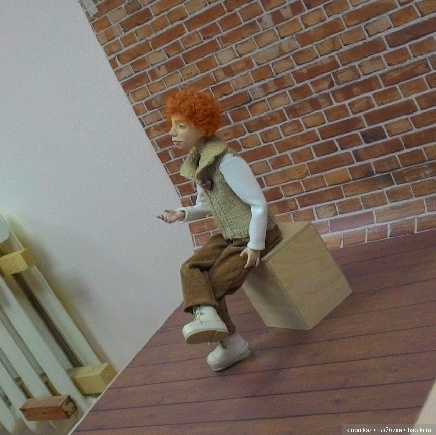 Солнечный мальчик, фото шарнирной куклы с фотосессии (фото 4)