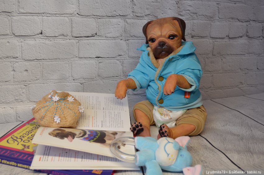 Реборн мопсик Кимико, Принцесса. Мастерская Людмилы Скрылёвой