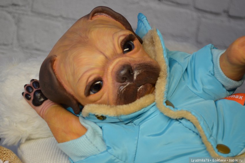 Реборн мопсик Кимико, Принцесса. Мастерская Людмилы Скрылёвой