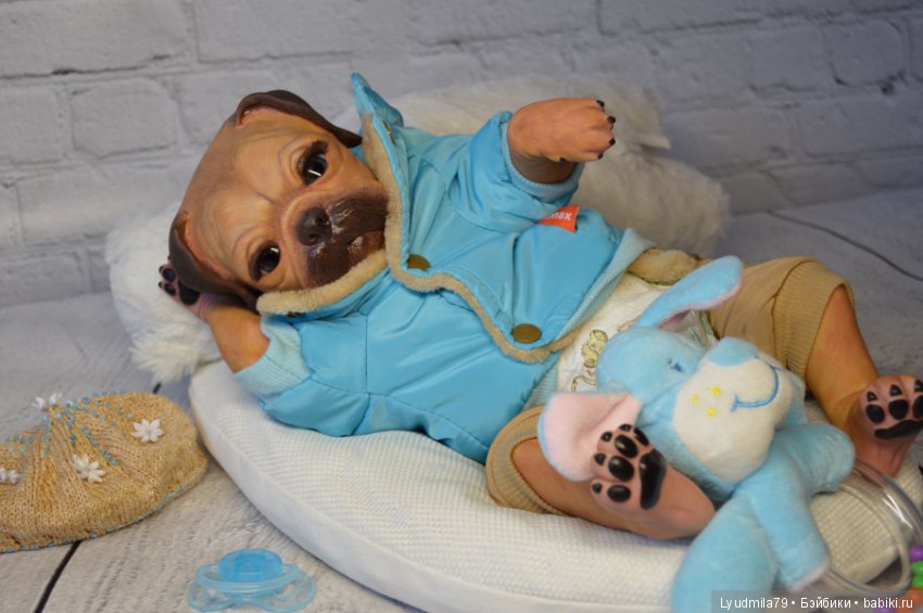 Реборн мопсик Кимико, Принцесса. Мастерская Людмилы Скрылёвой