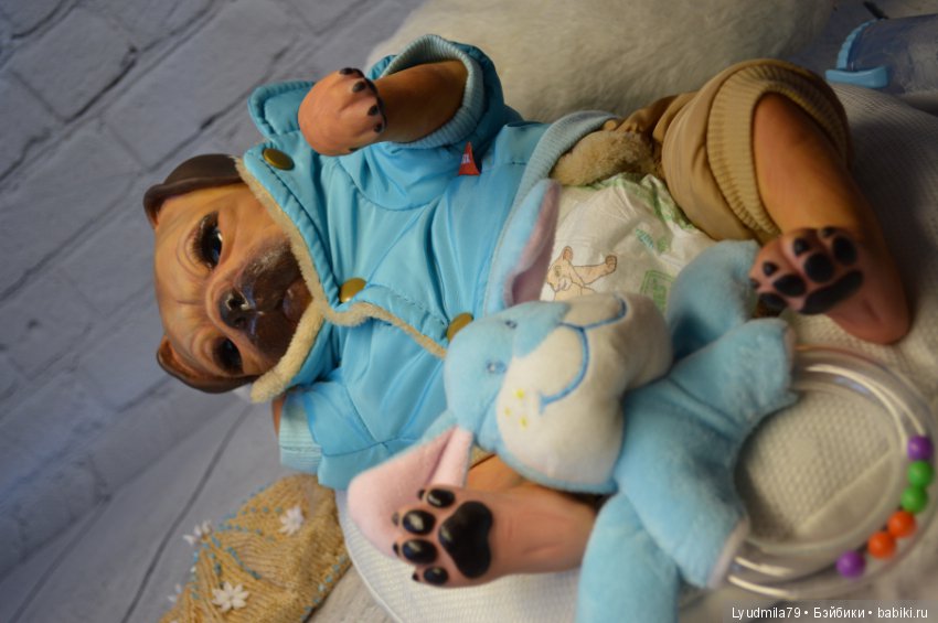 Реборн мопсик Кимико, Принцесса. Мастерская Людмилы Скрылёвой