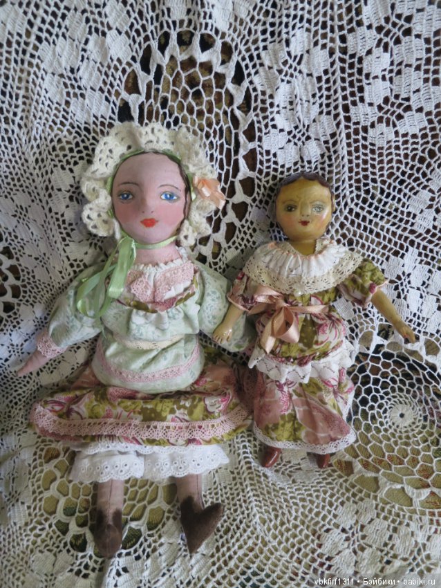 Мои Изанки — Авторские куклы в антикварном стиле: будуарные (фото 3)
