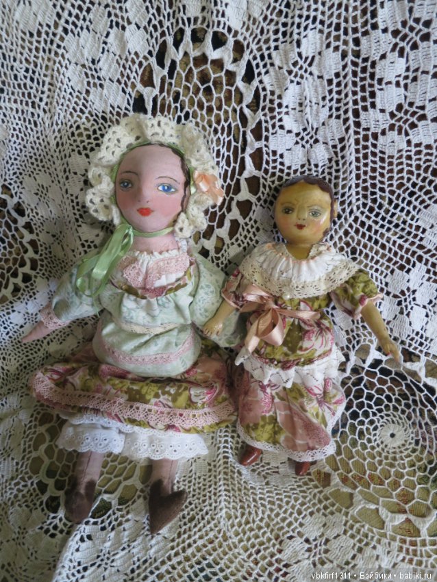 Мои Изанки — Авторские куклы в антикварном стиле: будуарные (фото 4)