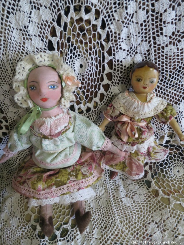 Мои Изанки — Авторские куклы в антикварном стиле: будуарные