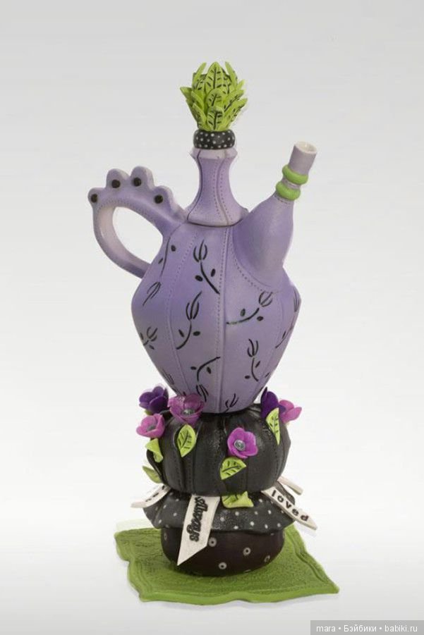 Чайники из глины от Laura Peery (фото 10)