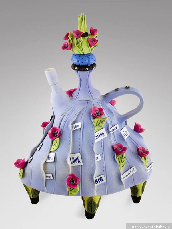 Чайники из глины от Laura Peery (фото 5)