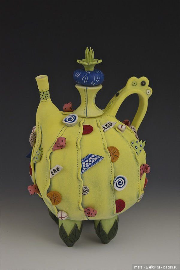 Чайники из глины от Laura Peery (фото 9)