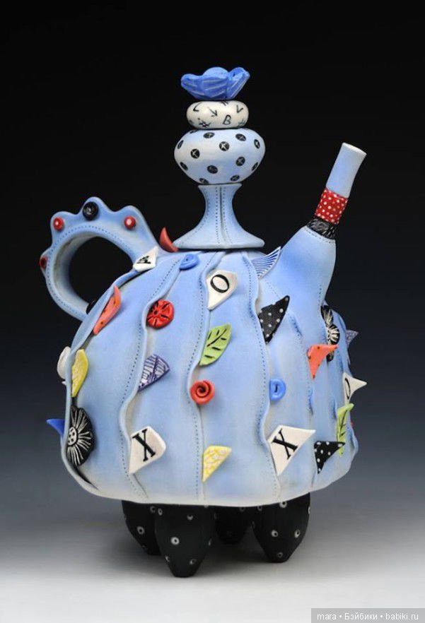 Чайники из глины от Laura Peery (фото 3)