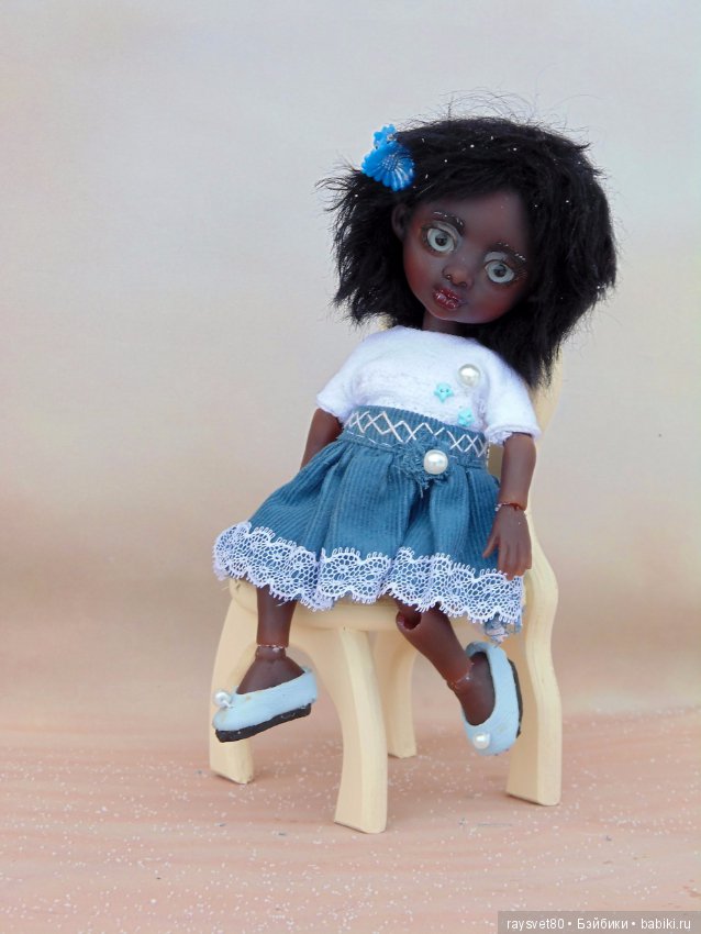 Шоколадные мальчик и девочка! Шарнирные куклы (фото 6)