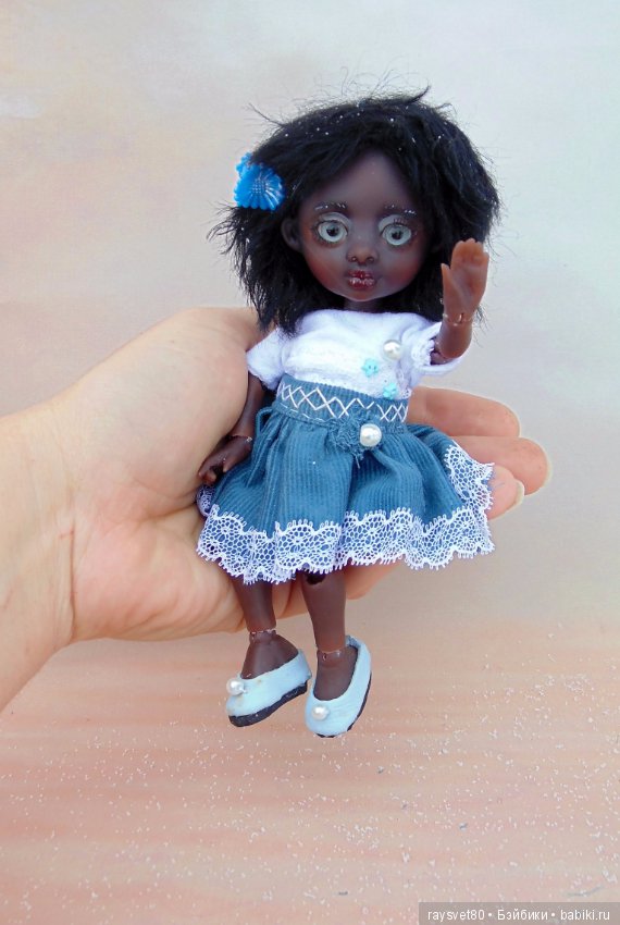 Шоколадные мальчик и девочка! Шарнирные куклы (фото 8)