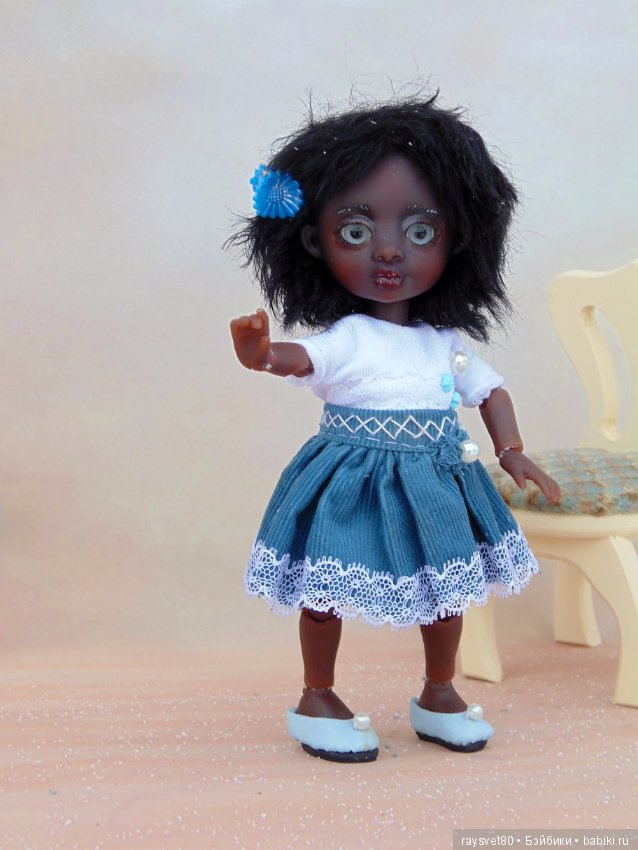 Шоколадные мальчик и девочка! Шарнирные куклы (фото 5)