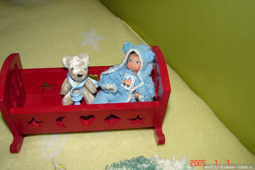 Малыш Ник. Мини кукла — Авторские миниатюрные куклы: лепка (фото 4)