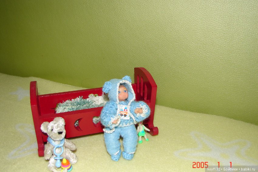 Малыш Ник. Мини кукла — Авторские миниатюрные куклы: лепка