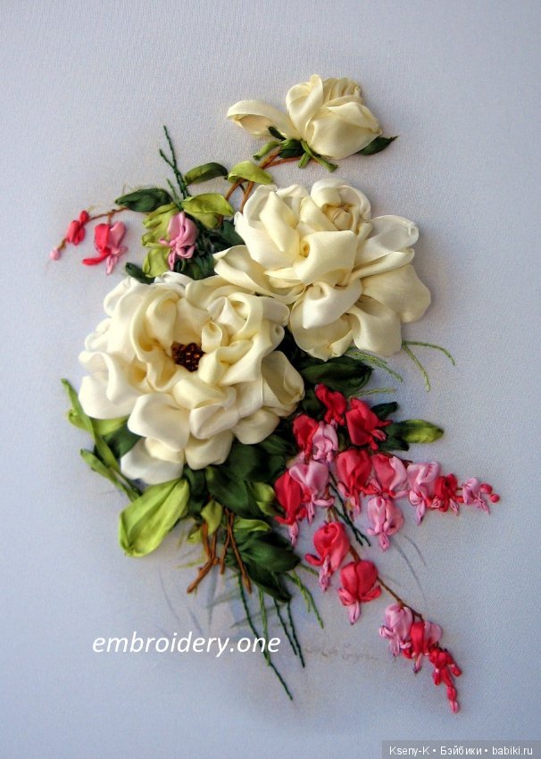 Мои любимые виды рукоделия - 1. Вышивка лентами (фото 9)