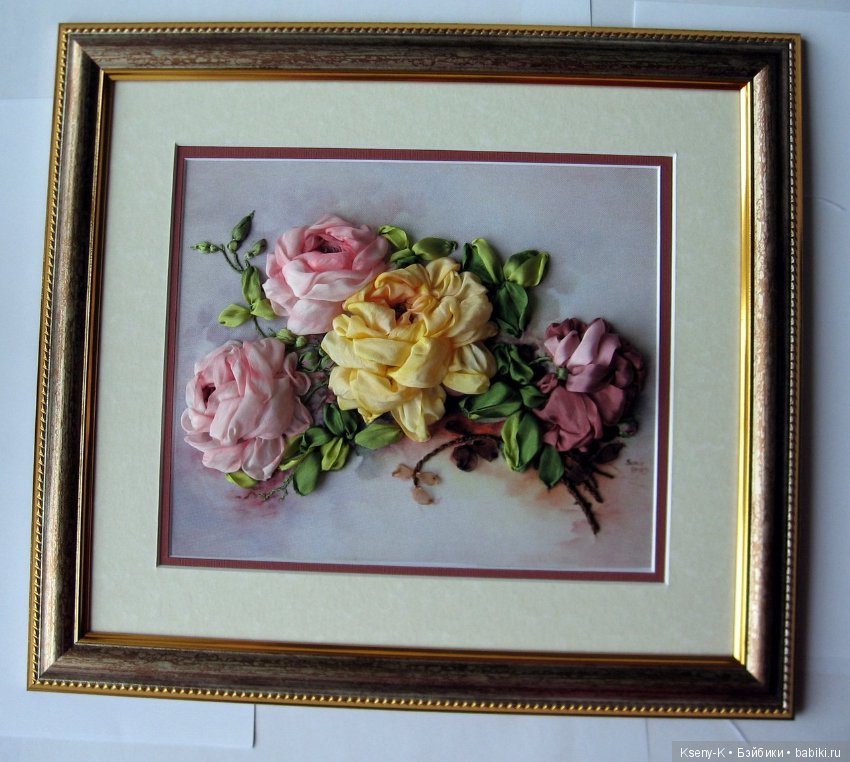 Мои любимые виды рукоделия - 1. Вышивка лентами