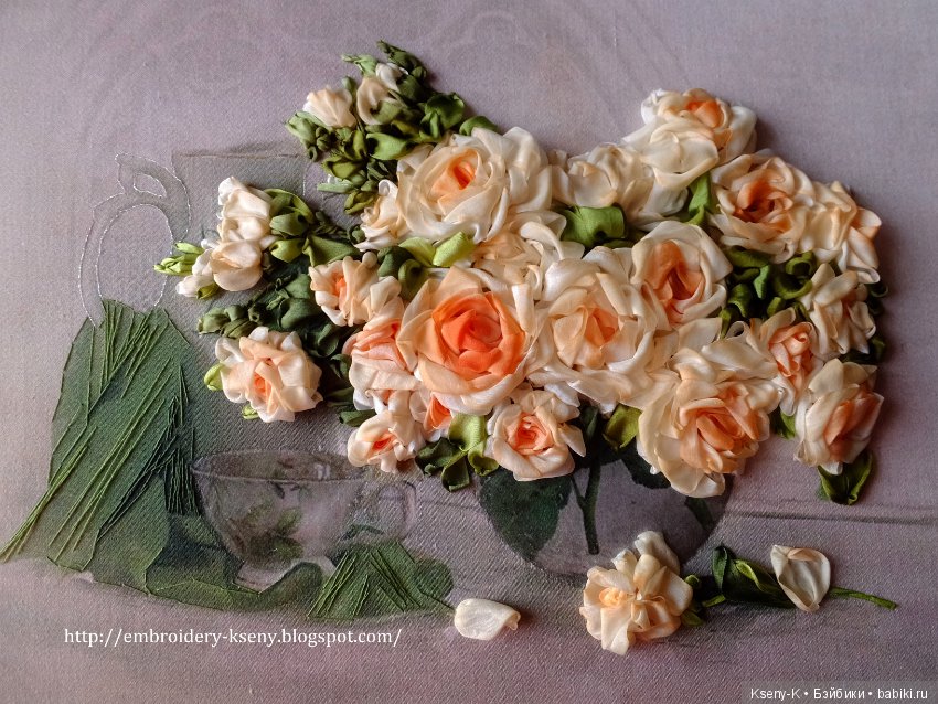 Мои любимые виды рукоделия - 1. Вышивка лентами