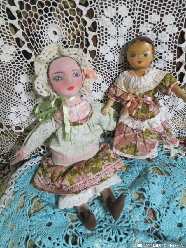 Мои Изанки — Авторские куклы в антикварном стиле: будуарные (фото 8)