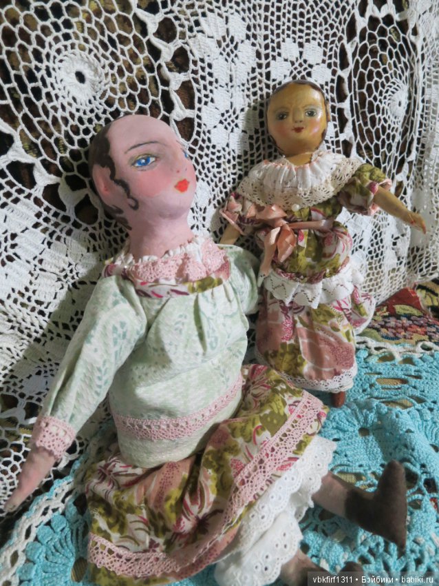 Мои Изанки — Авторские куклы в антикварном стиле: будуарные (фото 6)