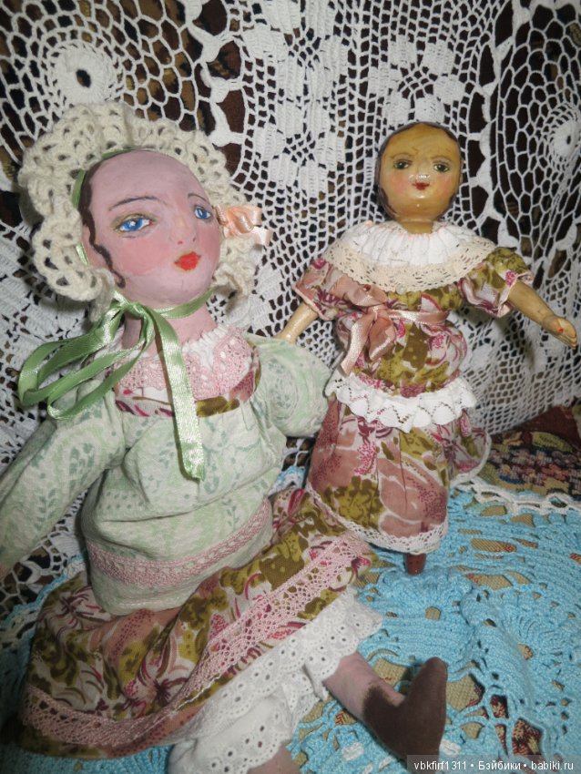 Мои Изанки — Авторские куклы в антикварном стиле: будуарные (фото 7)
