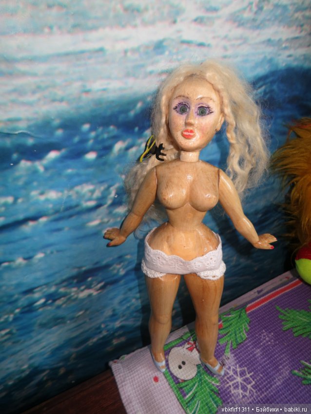 Моя авторская кукла Мэрилин полностью из дерева - в каморке у папы Карло - часть 8 (фото 2)