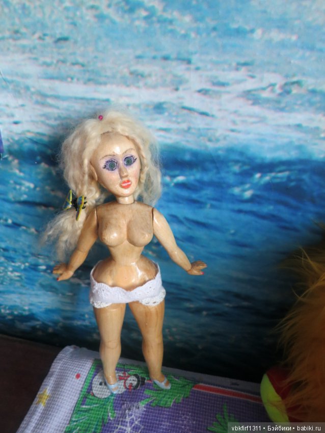 Моя авторская кукла Мэрилин полностью из дерева - в каморке у папы Карло - часть 8 (фото 3)