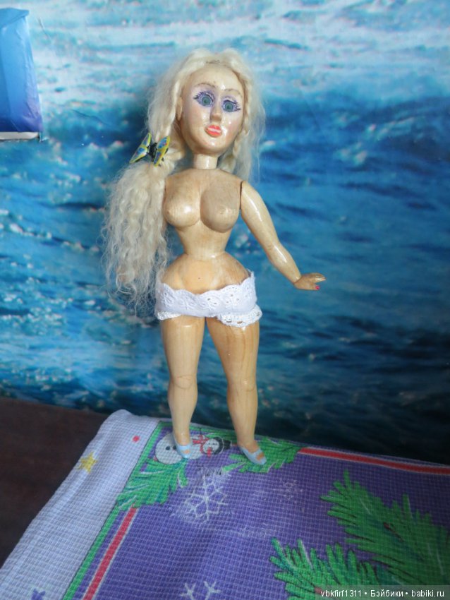 Моя авторская кукла Мэрилин полностью из дерева - в каморке у папы Карло - часть 8 (фото 5)