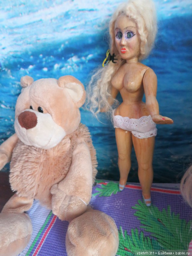 Моя авторская кукла Мэрилин полностью из дерева - в каморке у папы Карло - часть 8 (фото 6)