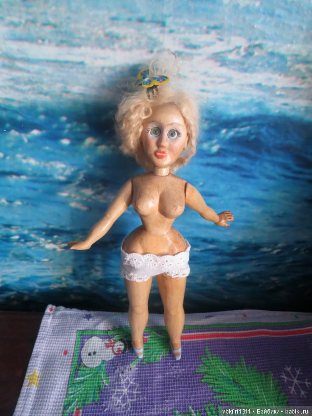 Моя авторская кукла Мэрилин полностью из дерева - в каморке у папы Карло - часть 8 (фото 7)