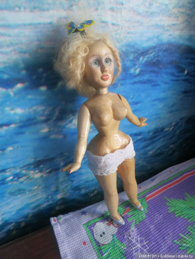 Моя авторская кукла Мэрилин полностью из дерева - в каморке у папы Карло - часть 8 (фото 8)