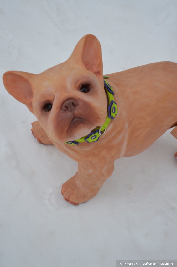 Прогулка бульдог Bellami, реборна. Мастерская Людмилы Скрылёвой