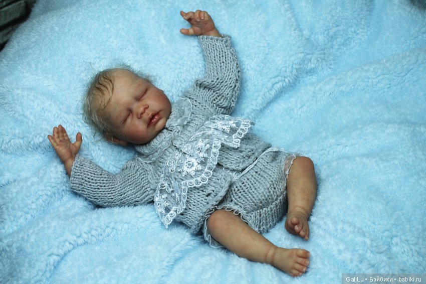 Мини-реборн Мара от Didy Jacobsen. Куклы Галины Людвиг (фото 4)