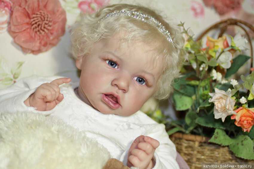 Нежный цветочек Saskia. Куклы реборн Елены Коротковой