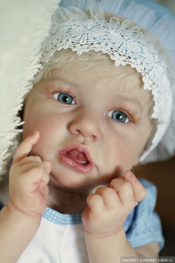 Нежный цветочек Saskia. Куклы реборн Елены Коротковой (фото 8)