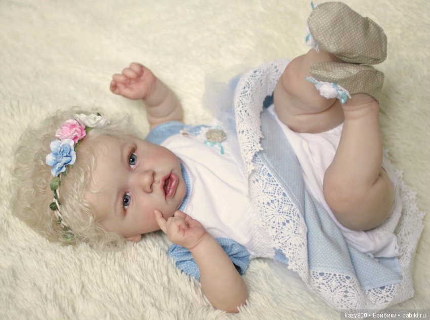 Нежный цветочек Saskia. Куклы реборн Елены Коротковой