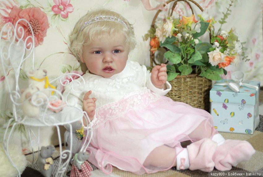 Нежный цветочек Saskia. Куклы реборн Елены Коротковой