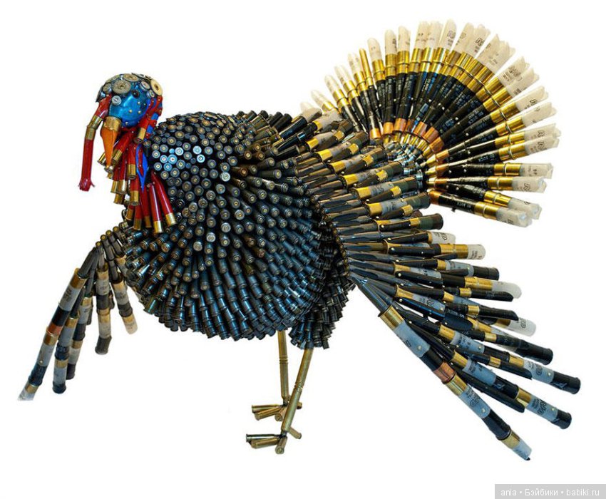 Удивительный животный мир из обычных гильз