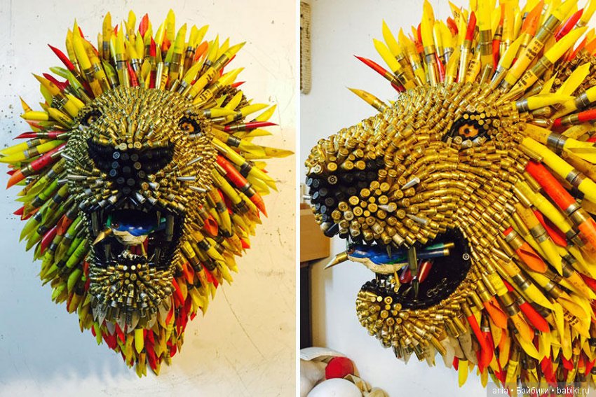 Удивительный животный мир из обычных гильз (фото 4)