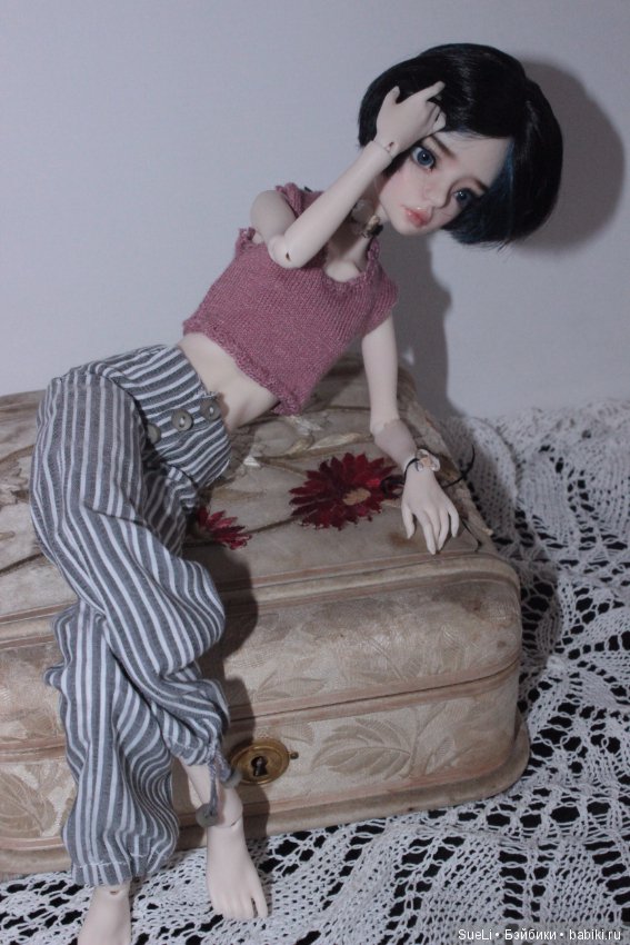 Шарнирная кукла Киоми Татьяны Трифоновой (фото 5)