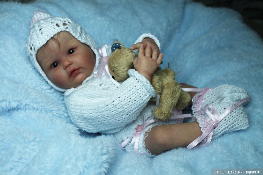 Тройняшки: Мara, Мira и Mina. Мини-реборн от Didy Jacobsen (фото 3)