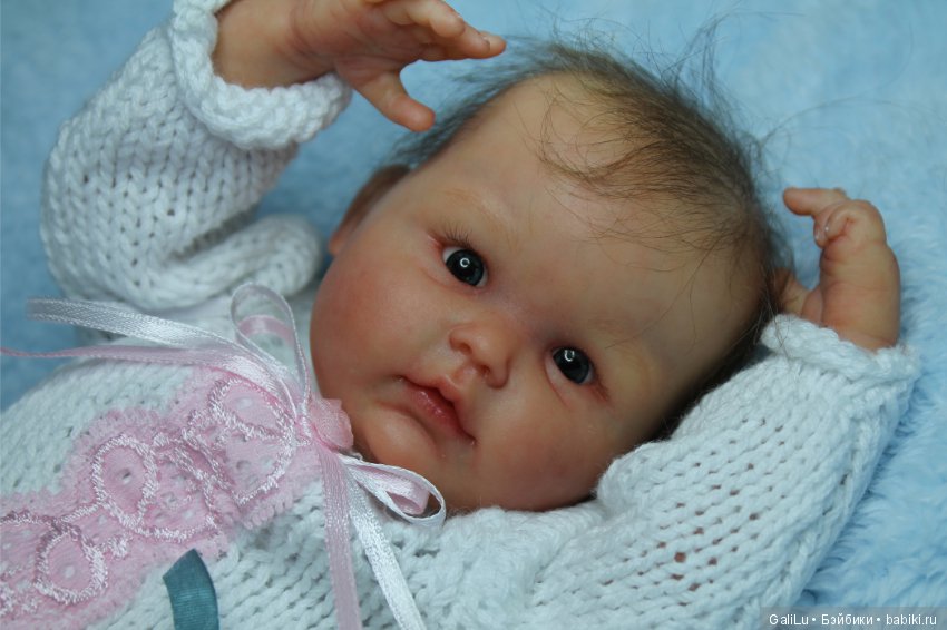 Тройняшки: Мara, Мira и Mina. Мини-реборн от Didy Jacobsen (фото 5)