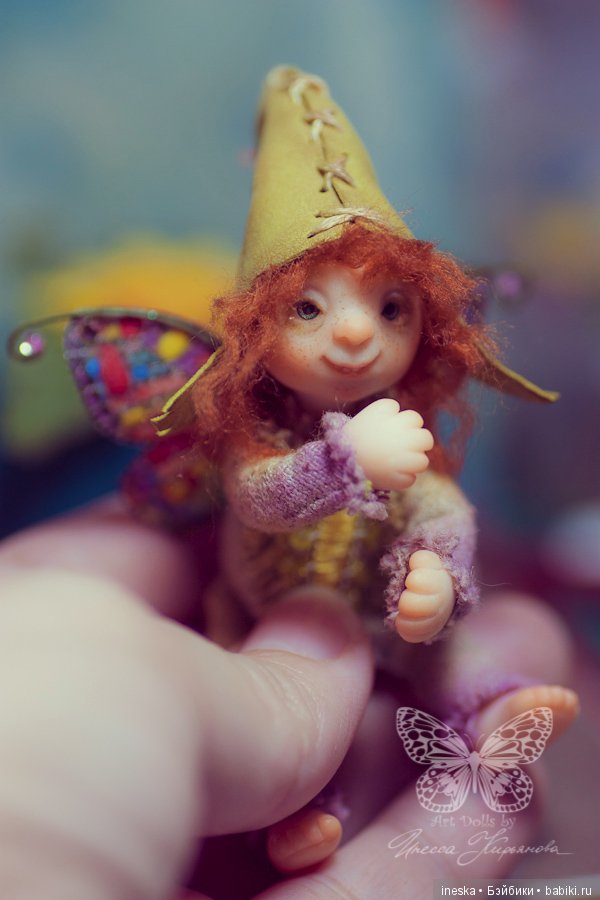 Фей Руни авторская мини кукла (фото 4)