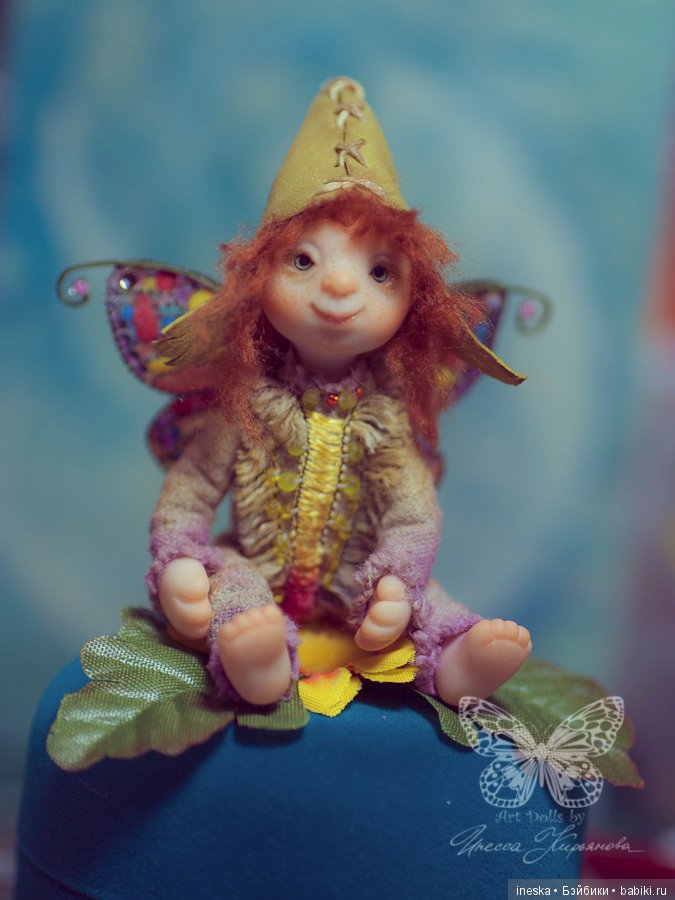 Фей Руни авторская мини кукла