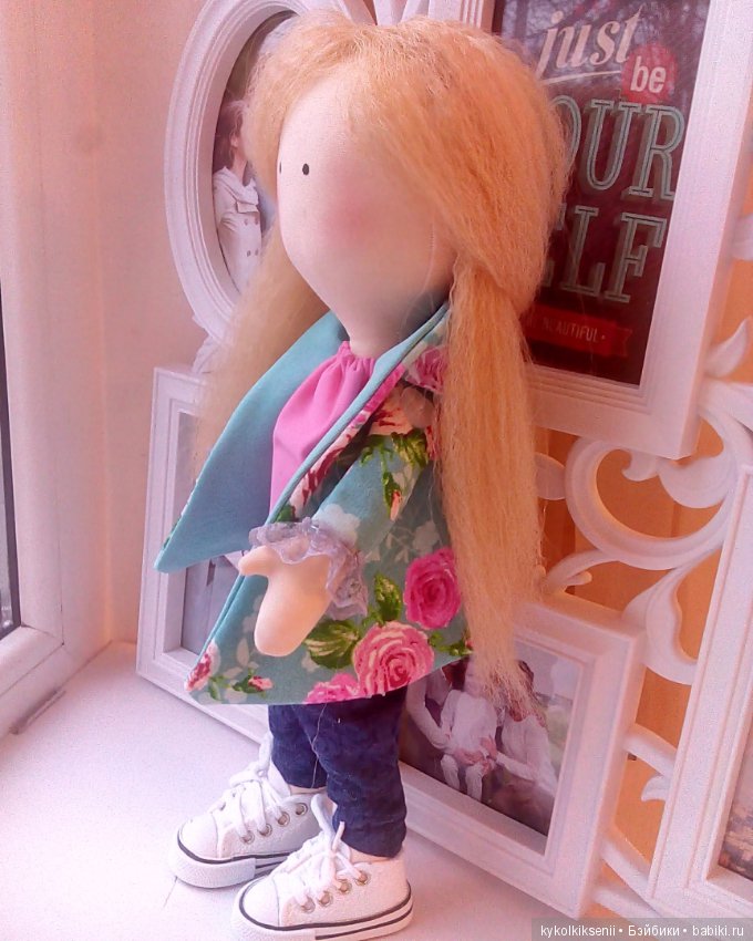 Текстильная куколка Зефиринка