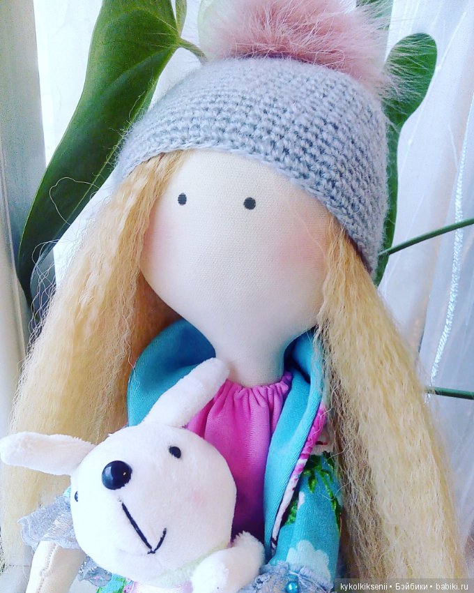 Текстильная куколка Зефиринка (фото 5)