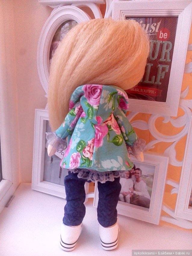 Текстильная куколка Зефиринка (фото 3)