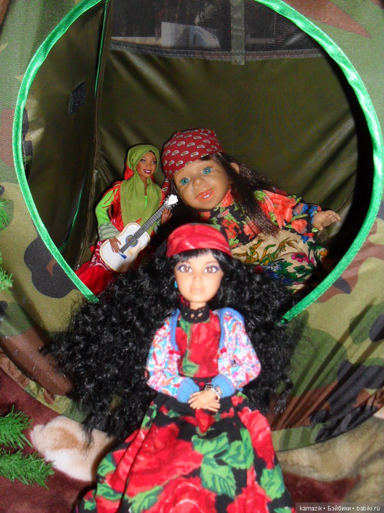Лиза с цыганками — Характерные испанские куклы: пупсы с мимикой (фото 6)