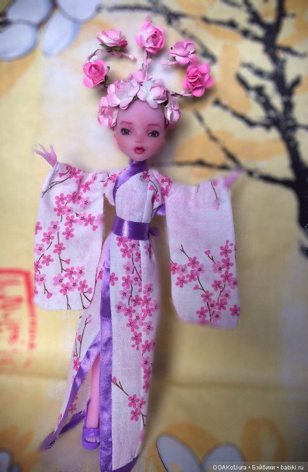 Сакура - "Оранжерея". Шарнирная кукла (фото 3)
