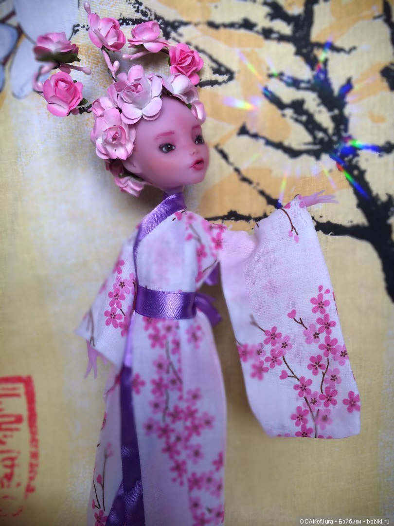 Сакура - "Оранжерея". Шарнирная кукла (фото 2)