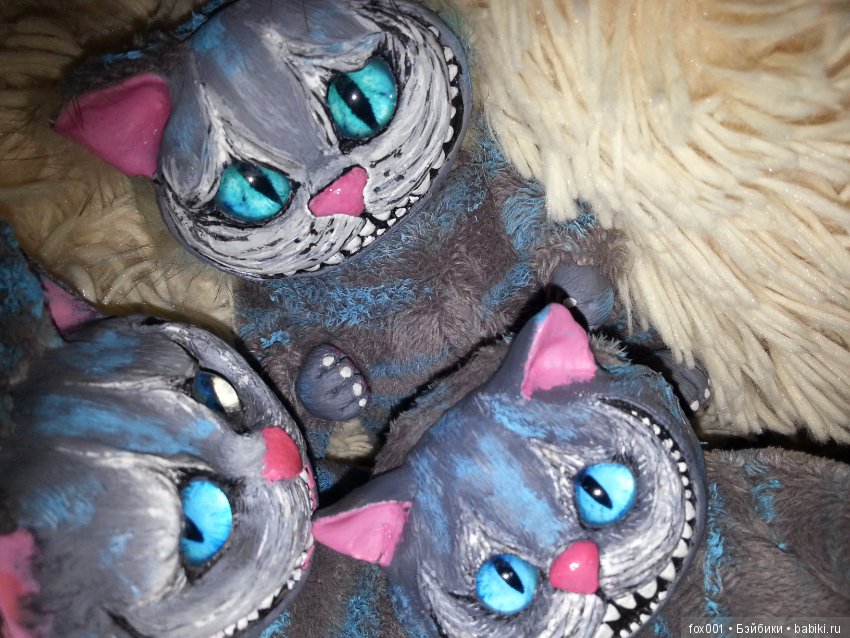 Кот, ну просто… Чешир — Игрушки в смешанной технике (мех и глина): Арт (фото 5)