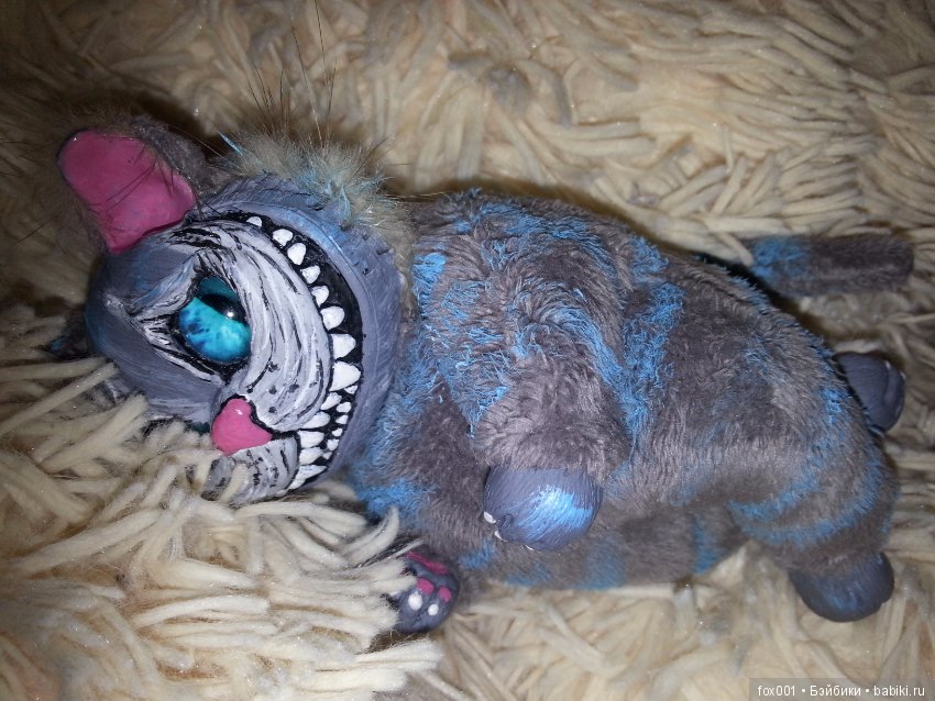 Кот, ну просто… Чешир — Игрушки в смешанной технике (мех и глина): Арт (фото 7)